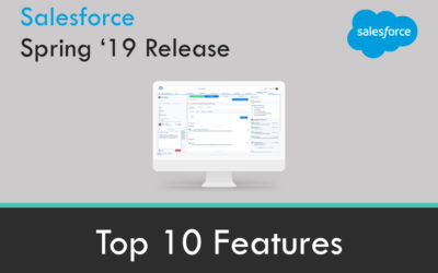 Salesforce Spring ’19 Release – Top 10 Features